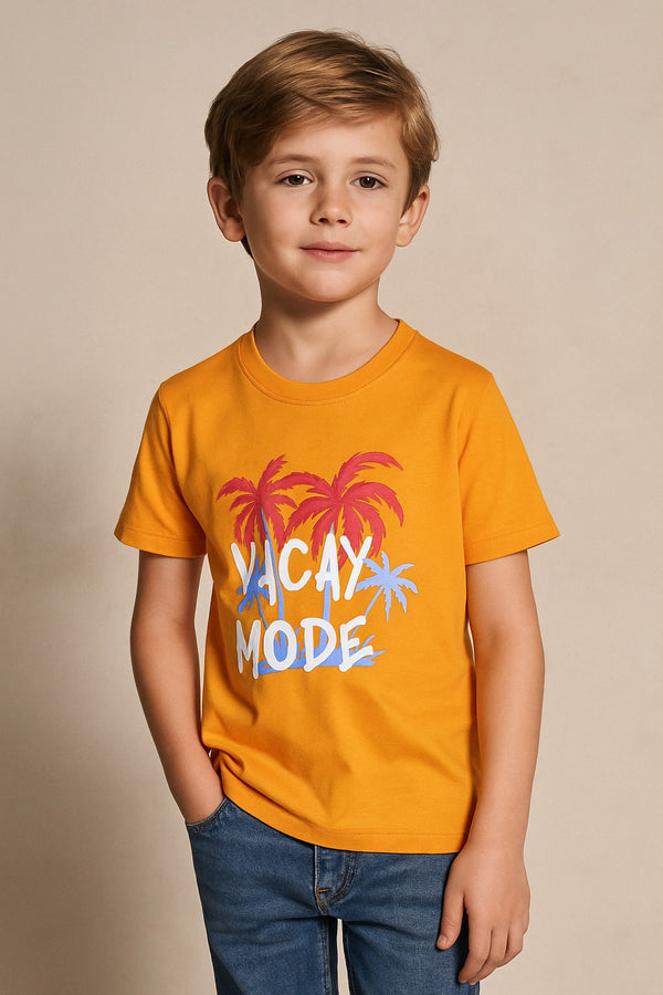 VACAY MODE T-SHIRT ORANGE
