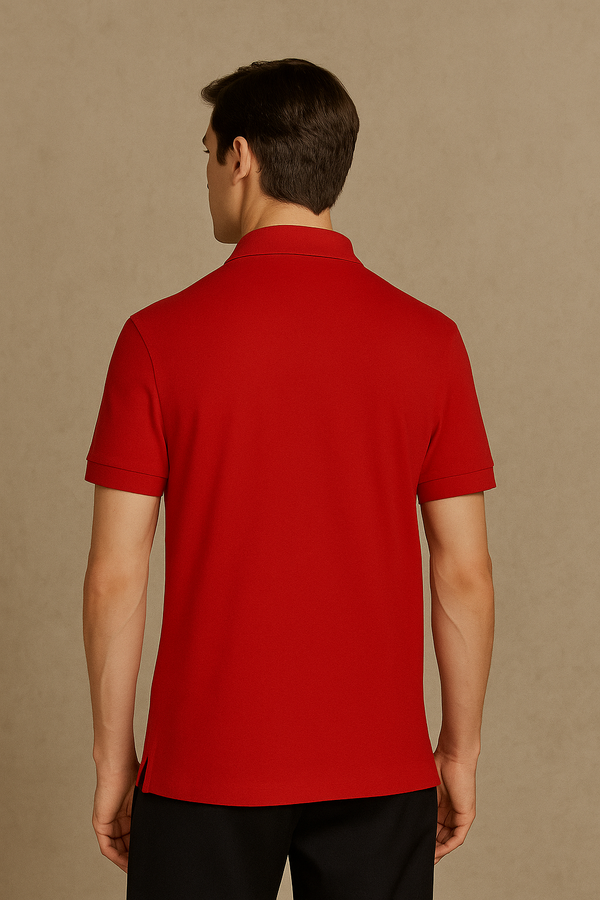 Boss Polo Shirt- Red