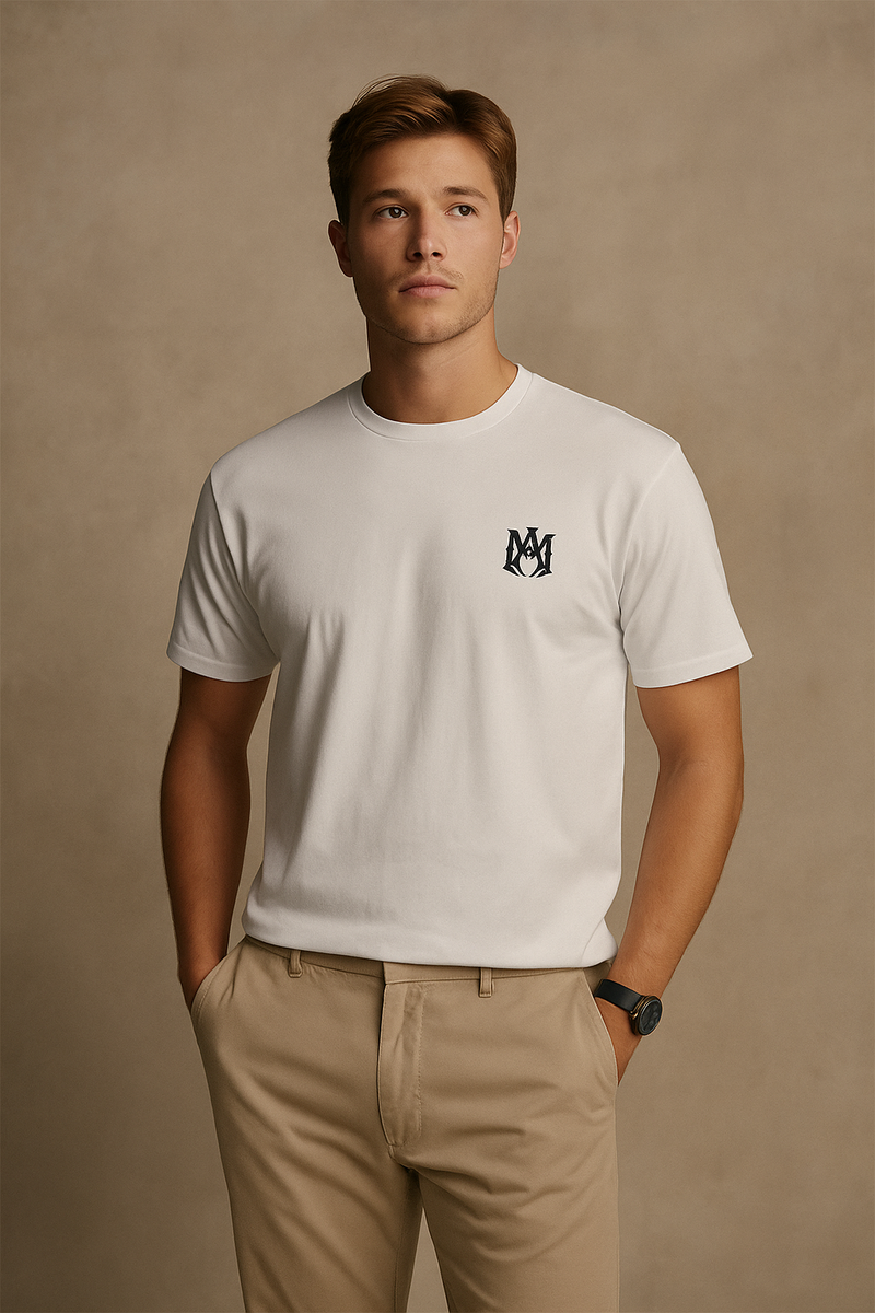 AMIRI logo-print Cotton T-Shirt - White