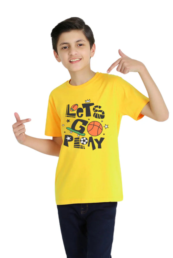 LETS GO PLAY Graphic T-Shirt