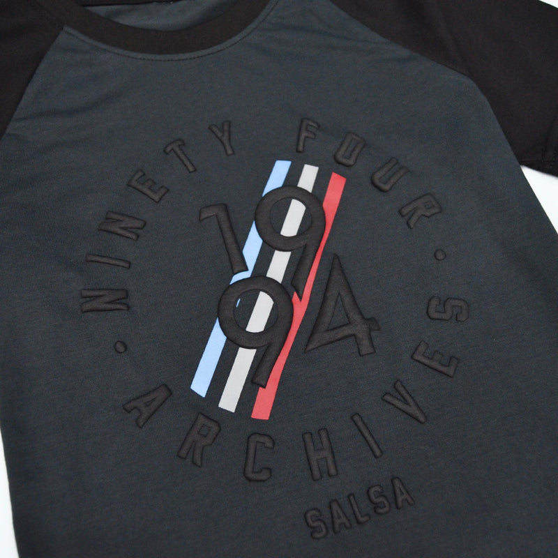 1994 ARCHIVES T-SHIRT-GREY & BLACK